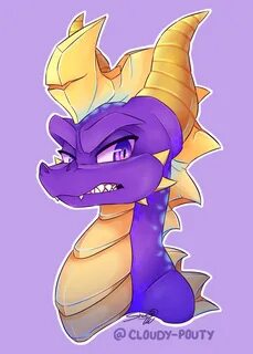 Another Spyro Drawing by cloudypouty on DeviantArt Spyro and