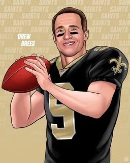 NFL в Твиттере: "Drew Brees. QB, New Orleans Saints.⚜.