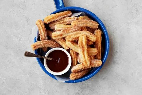 The Classics: Churros with Chocolate Dipping Sauce - The Can