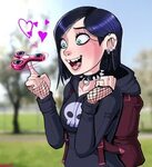 A goth girl with a fidget spinner Fidget Spinners Know Your 