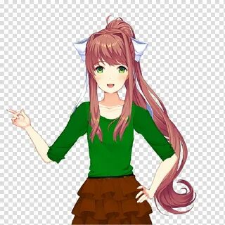 Just Monika Remake transparent background PNG clipart HiClip