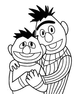 Bert and Ernie Coloring Pages - Sesame Street Coloring Pages