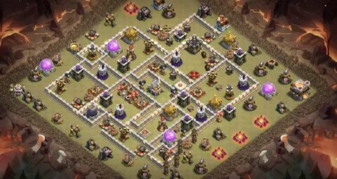 Pro-Built TH11 War/Trophy/Farming Base Layouts - AllClash