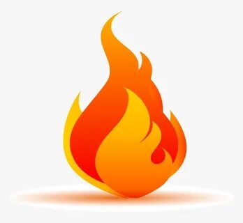 Cartoon Flame Vector Elements Png Download - Transparent Bac