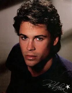 Rob Lowe... super pretty during St. ELMO'S fire phase... Hec