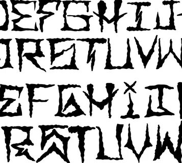 Cholo Goth Hand Drawn Font on Behance