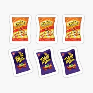 Hot Cheetos And Takis Stickers Redbubble