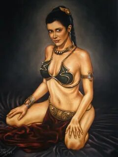 Star wars Princess Leia sexy Slave Outfit black velvet oil E