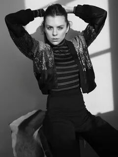 Morgane Polanski photographed by Markus Lambert Long sleeve 