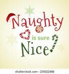 Naughty Nice Playful Message Stock Vector (Royalty Free) 235