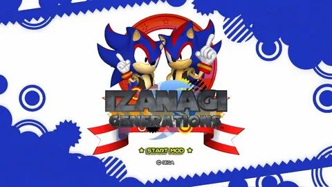 Sonic Generations - SSXU Izanagi The Hedgehog 2.0 - *Mod* - 