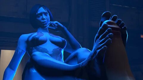 Cortana footjob