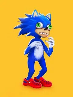 M U D 🍌 🦢 Twitterissä: "What if Sonic wore Crocs?