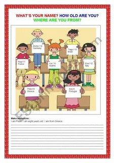 A very easy worksheet for young learners.It can be used in two ways. 