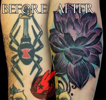 Black Tattoo Cover Up With Color - saintjohn