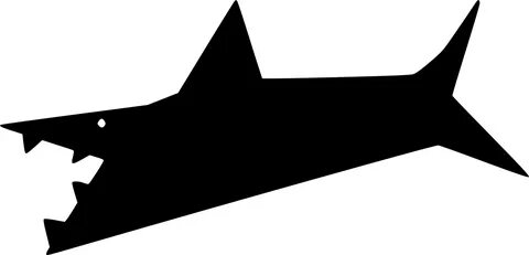 Shark Computer Icons Art Download - Clip Art - (1557x750) Pn