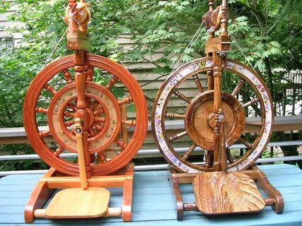 July 2006 Spinning wheel, Diy spinning wheel, Spinning yarn