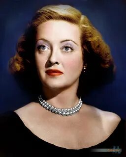 Colors for a Bygone Era: Bette Davis in the late 1940s and e