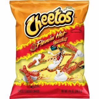 ✔ Cheetos Crunchy Flamin' Hot Cheese Flavored Snacks, 8.5 oz