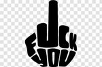 The Finger Fuck Decal YouTube - Youtube Transparent PNG