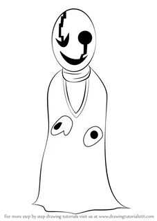 Learn How to Draw W. D. Gaster from Undertale (Undertale) St