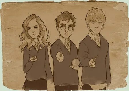 I enjoy this style - Album on Imgur Harry potter drawings, H