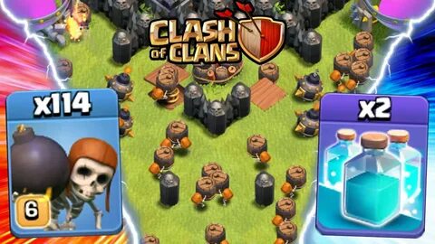 Clash Of Clans ALL WALL BREAKERS & CLONE SPELLS!! DOES IT WO