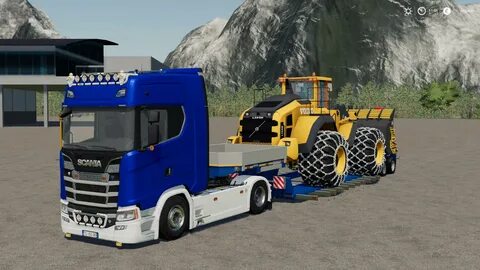 FS19 Goldhofer Low Loader With Extensions v1.0 - Farming Sim