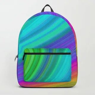 Rainbow Backpack by Mandala Magic by David Zydd Society6