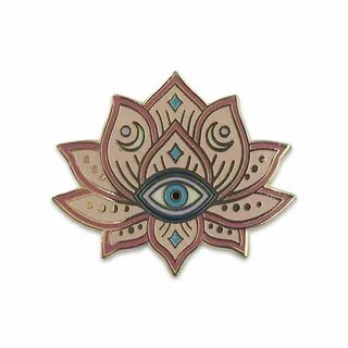 #Tattoo Mystical Lotus Evil Eye Pin, Click to See More... Fu