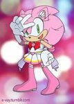 Young Aurora pink sailor by E-vay Sonic and amy, Shadow the 