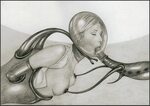 Fetish and bondage art, hentai