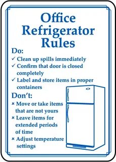 Clean Out Your Refrigerator Day - Safety Sign News
