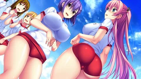 Wallpaper : ecchi, anime girls, nipples through clothing, Um