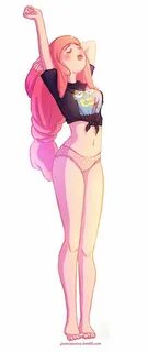 princess bubblegum, this is how I expected her pajamas to lo