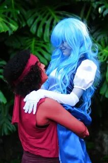 Lovely quality cosplay on Rubin and Sapphire by cosplayingwh