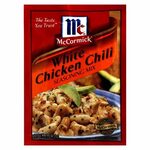 McCormick White Chicken Chili Seasoning Mix 1.25 oz White ch