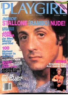 Cover Print of Playgirl, October 1986