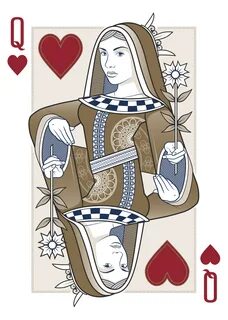 Playing cards, Queen of hearts, Cards