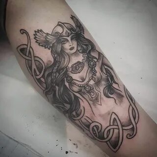 Freya tattoo done at #portsmouthtattooextravaganza (With ima