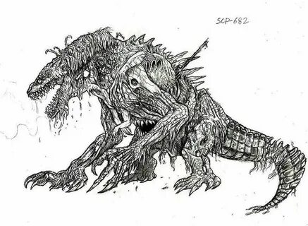 Pin by ₵ Ѧ ₦ ₦ IƁ ₳ L Ş ₸ Ѧ ₲ on SCP Scp 682, Scp, Creature 