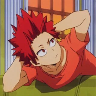 Eijiro Kirishima Hair Down Pfp - img-buttercup