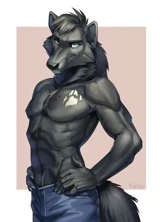 Male furry wolf