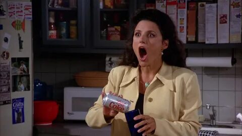 Diet Coke Can Held By Julia Louis-Dreyfus As Elaine Benes In