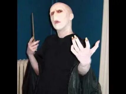 Voldemort Makeup and Costume - YouTube