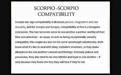Scorpio and Scorpio Marriage LoveToKnow
