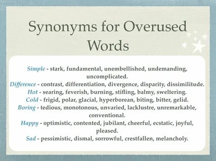 In Order To Synonym Academic Writing / How To Use Synonyms - IELTS.