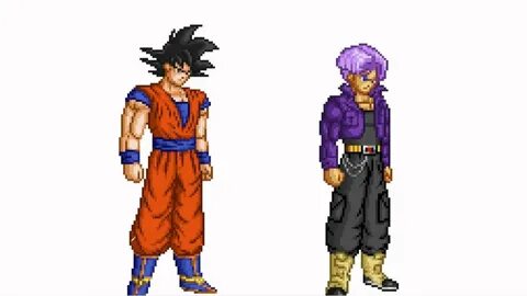 Son Goku und Trunks Sprite Fusion - YouTube