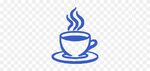 Coffee & Tea Bar - Coffee Cup Clipart Blue - Free Transparen