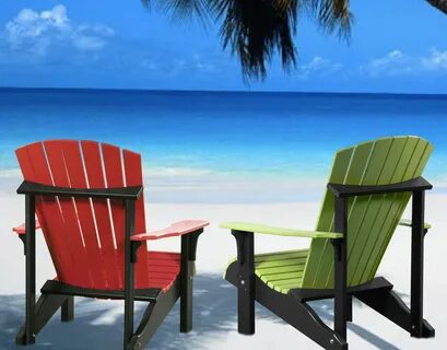 beach chairs Adirondack chair, Outdoor furniture, Colorful a